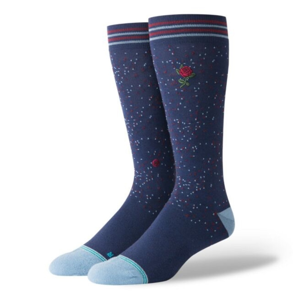 Stance Bruce Dress Socks - Navy-Large